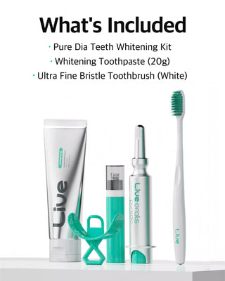 Live Orals PureDia Teeth Whitening Set